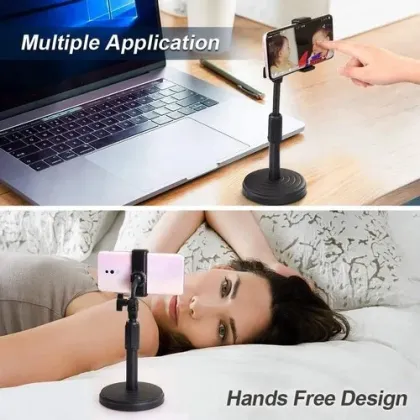 Mobile Stand for Table Height Adjustable Phone Stand Desktop Mobile Phone