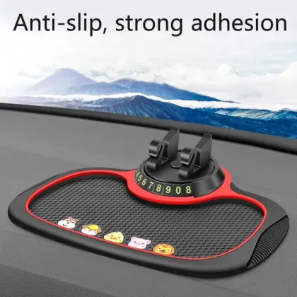 4 In 1 Non Slip Car Desk Mobile Pad, Car Dashboard Stand, Anti-Slip Car Dashboard Mobile Holder