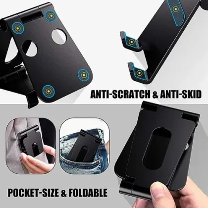 Plastic Adjustable Mobile Phone Foldable Holder