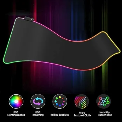 Rgb Mouse Pad RGB Keyboard Mat Gaming Keyboard Mouse Pad Rgb Gaming Mouse Pad Large Computer Mat Pad