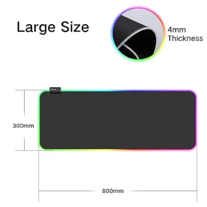 Rgb Mouse Pad RGB Keyboard Mat Gaming Keyboard Mouse Pad Rgb Gaming Mouse Pad Large Computer Mat Pad