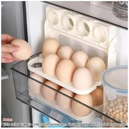 Plastic Foldable Egg Tray 24 Grid Egg Storage Box Flip Egg Storage Tray 24 Cavity Egg Storage Tray