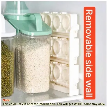 Plastic Foldable Egg Tray 24 Grid Egg Storage Box Flip Egg Storage Tray 24 Cavity Egg Storage Tray